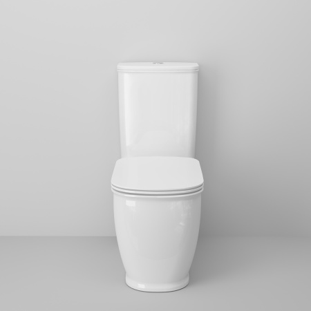 Унитаз напольный с бачком Ambassador Royal 267K19001S белый с сиденьем каскадный смыв